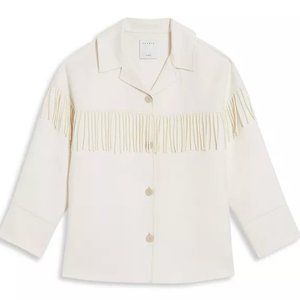 Sandro Brandon Fringe Jacket